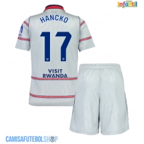 Camisa de time de futebol Atletico Madrid David Hancko #17 Replicas 3º Equipamento Infantil 2026-27 Manga Curta (+ Calças curtas)